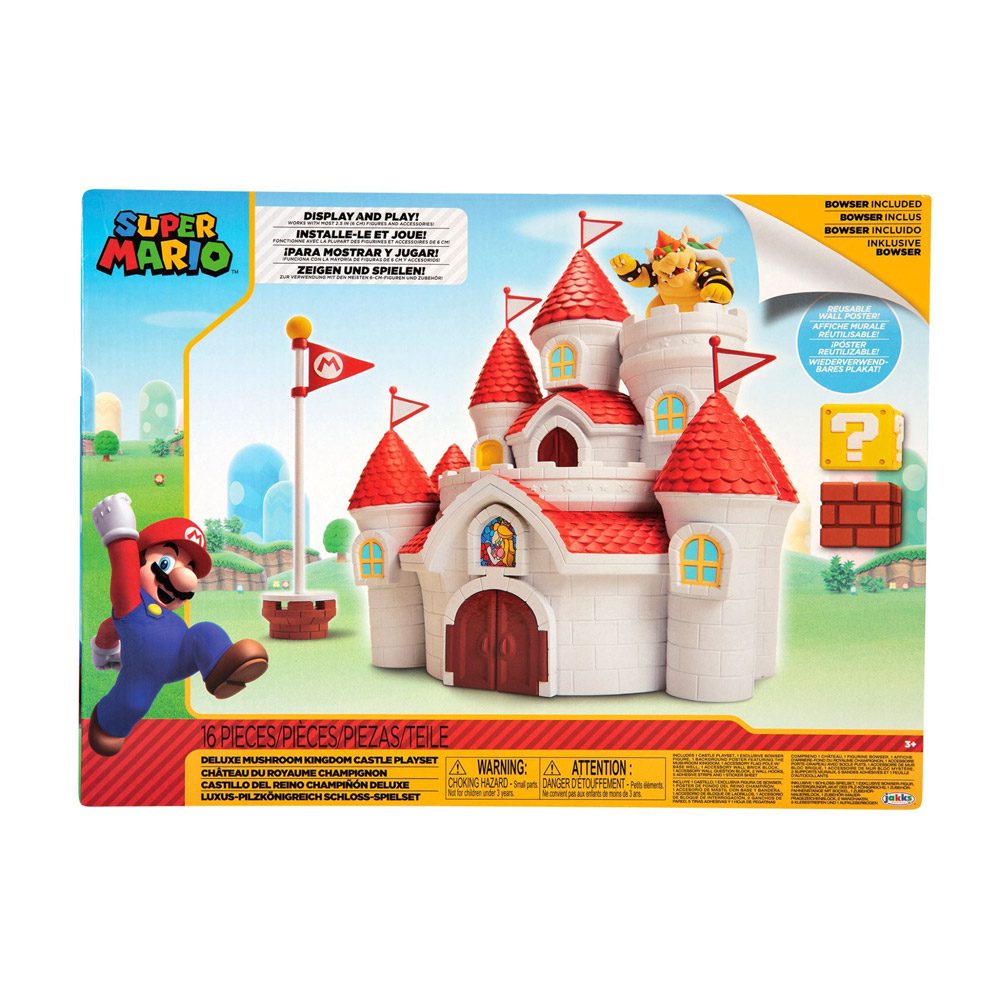 Super Mario – Deluxe set za igru “Dvorac Kraljevstva Gljiva”