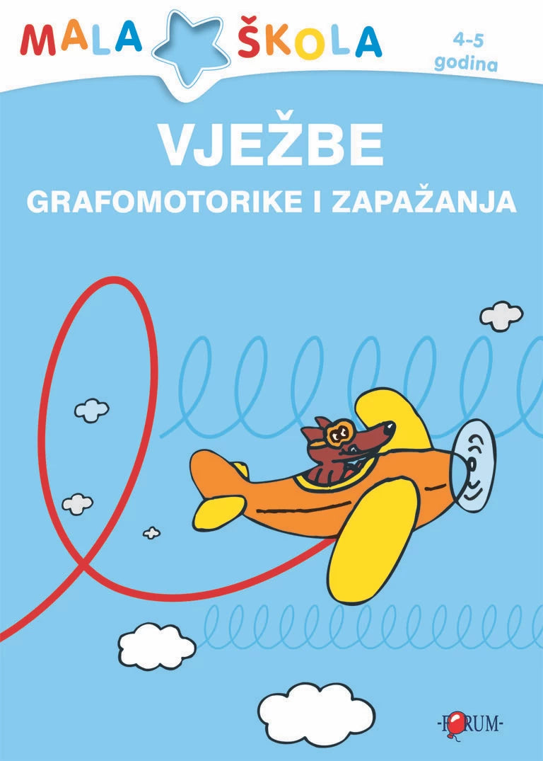 MALA ŠKOLA- Vježbe grafomotorike i zapažanja