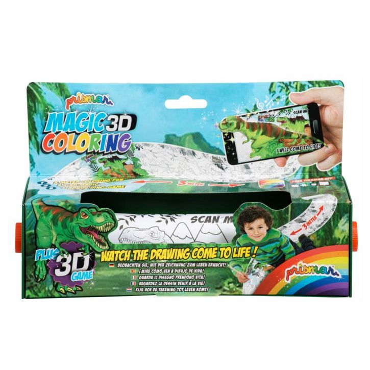 BOJANKA MAGIČNA - DINOSAUR SA 3D APLIKACIJOM ZA SKENIRANJE
