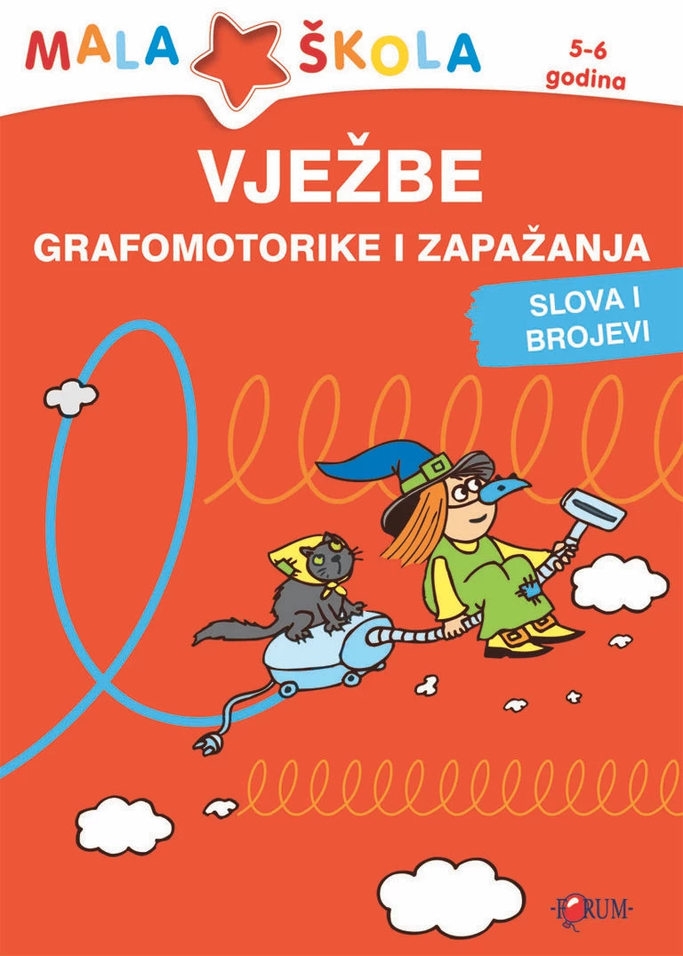 MALA ŠKOLA- Vježbe grafomotorike i zapažanja
