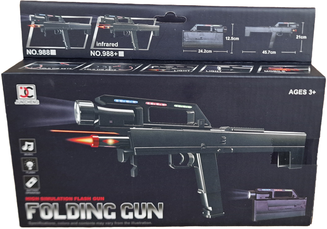 Pištolj crni igračka