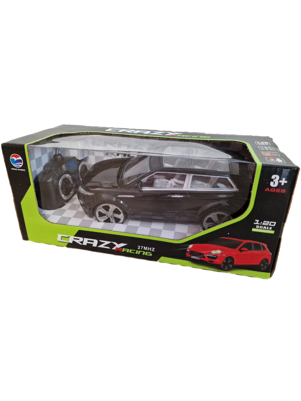 Auto na daljinsko upravljanje- crni