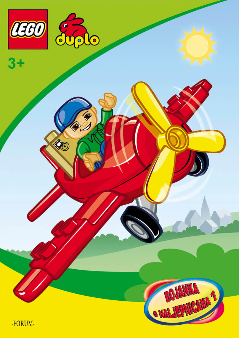 Lego Duplo – Bojanka s naljepnicama 1 – 2