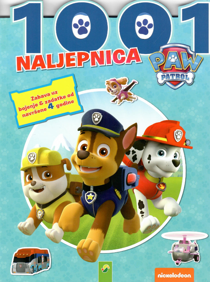 Paw Patrol – 1001 naljepnica