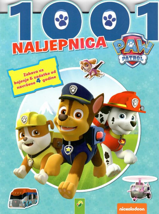 Paw Patrol – 1001 naljepnica