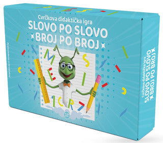 Cvrčkova didaktička igračka Slovo po slovo - Broj po broj