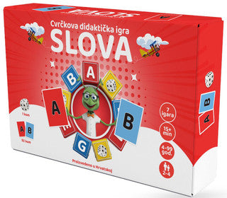 Cvrčkova didaktička igra: Slova
