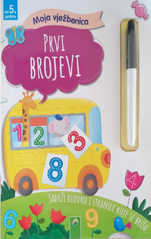 Prvi brojevi – moja vježbenica