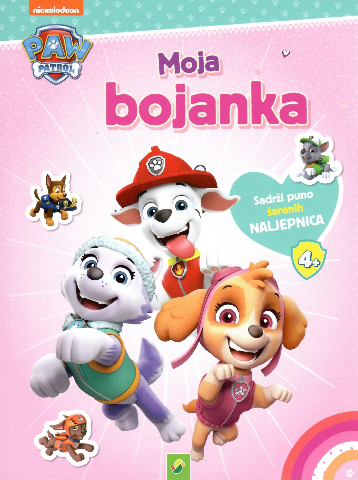 Paw Patrol – moja bojanka roza