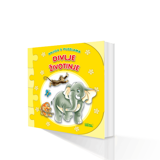 DIVLJE ŽIVOTINJE - kniga s puzzlama