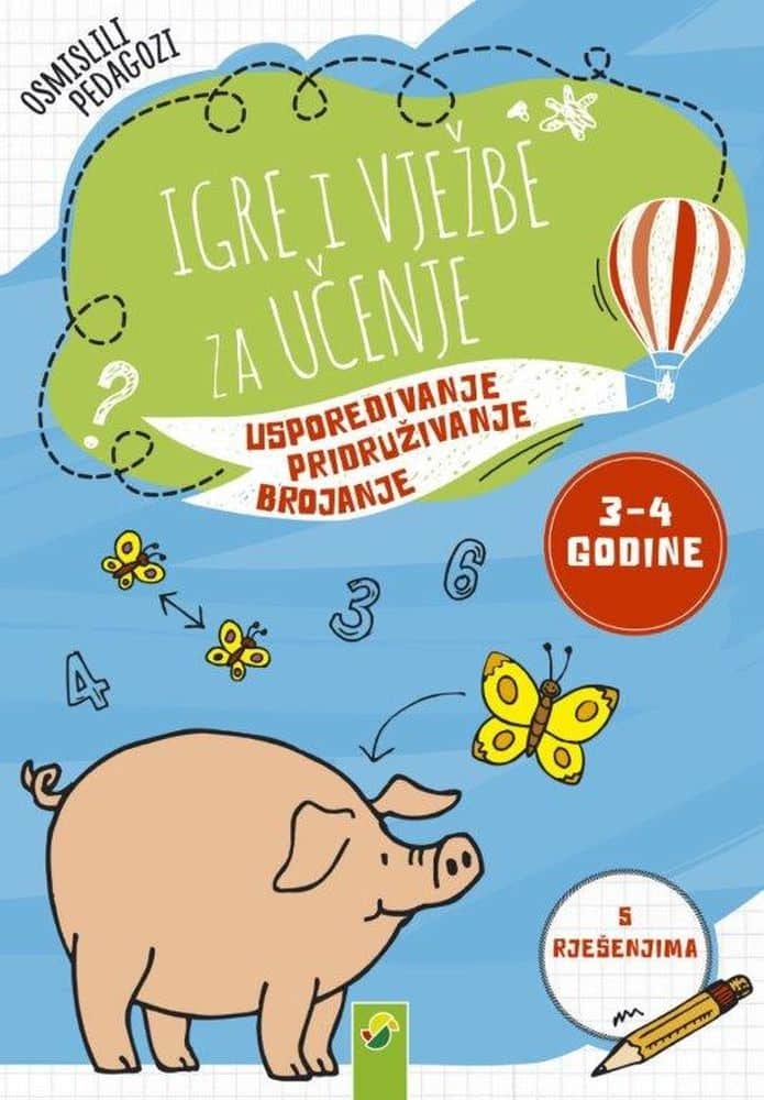 Igre i vježbe za učenje 3-4 godine