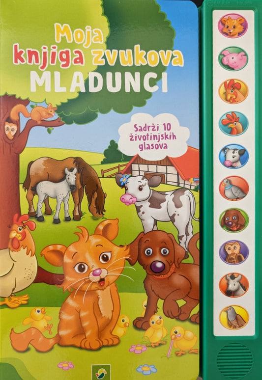 Moja knjiga zvukova – Mladunci (velika)
