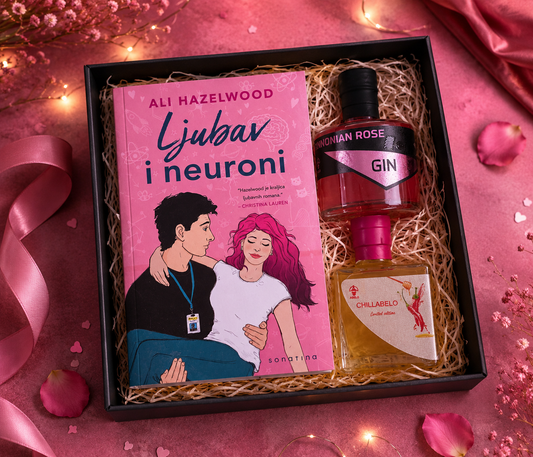 Poklon paket – Ljubav i neuroni + Pannonian Rose Gin + Chillabelo