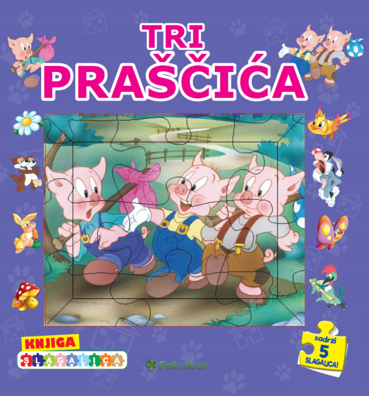 Knjiga slagalica – Tri praščića