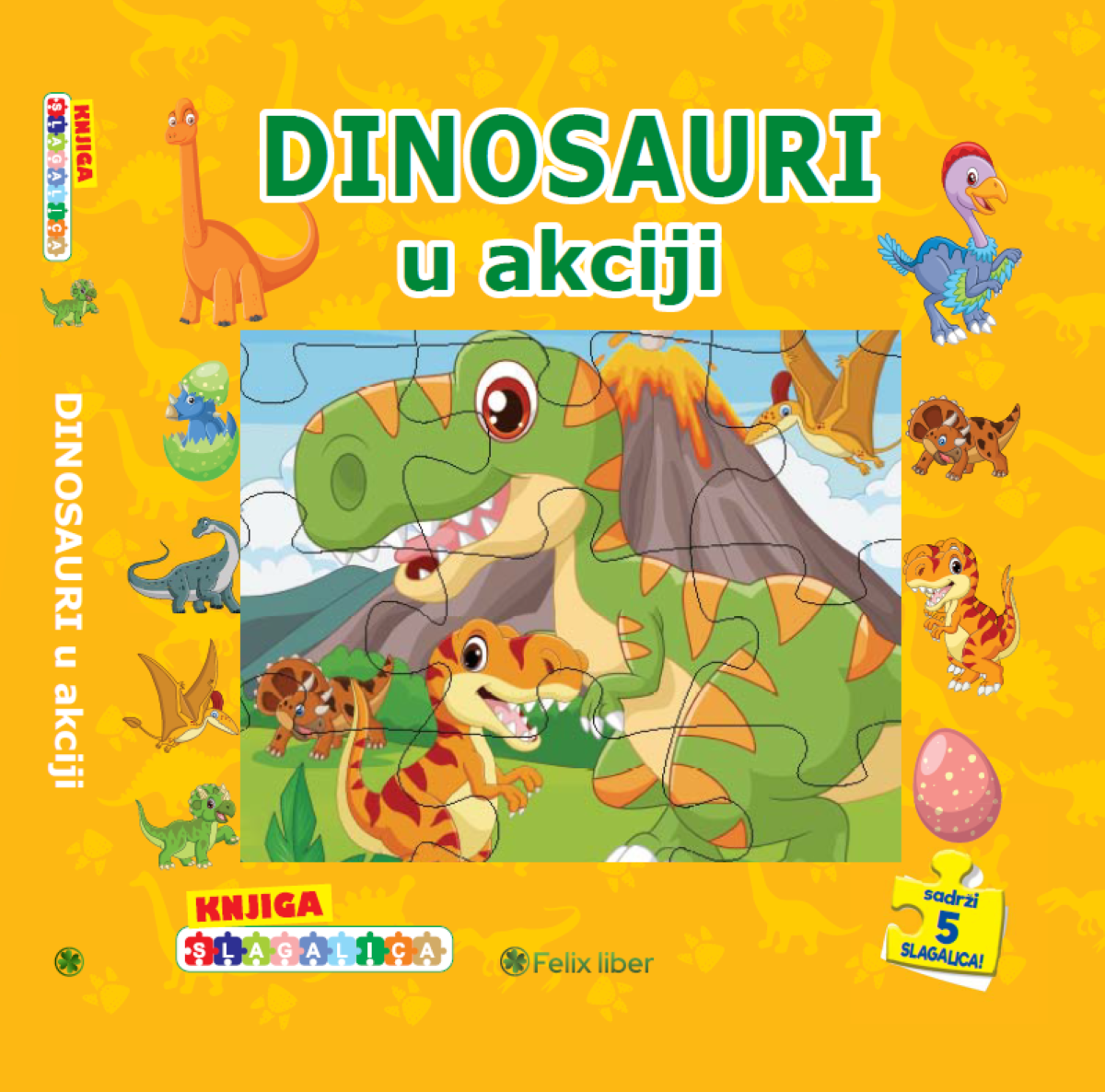 Knjiga slagalica – Dinosauri u akciji